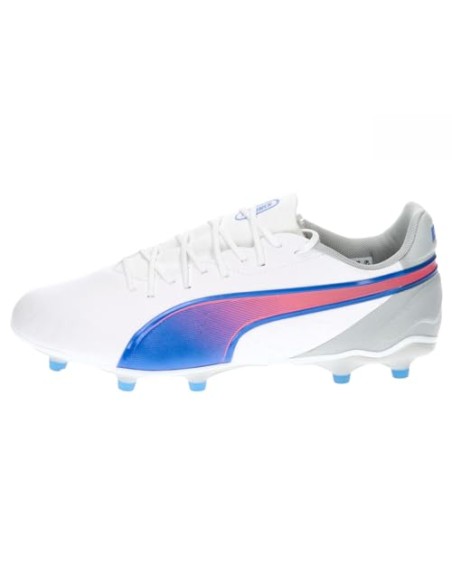 BOTA DE FÚTBOL PUMA KING MATCH FG/AG WHITE (107863-02)