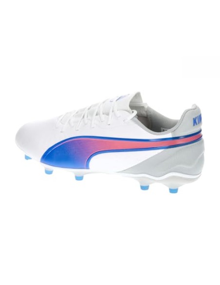 BOTA DE FÚTBOL PUMA KING MATCH FG/AG WHITE (107863-02)