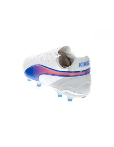 BOTA DE FÚTBOL PUMA KING MATCH FG/AG WHITE (107863-02)