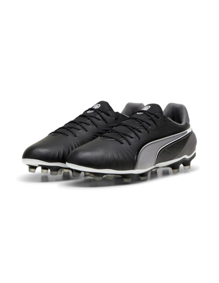 BOTA DE FÚTBOL PUMA KING MATCH FG/AG WHITE (107863-02)
