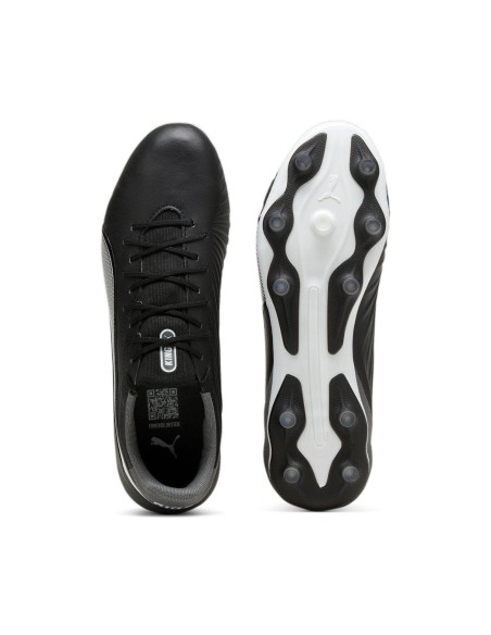 BOTA DE FÚTBOL PUMA KING MATCH FG/AG WHITE (107863-02)
