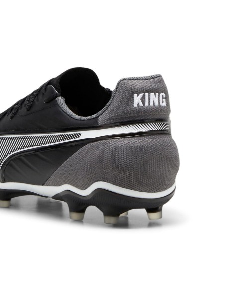 BOTA DE FÚTBOL PUMA KING MATCH FG/AG WHITE (107863-02)