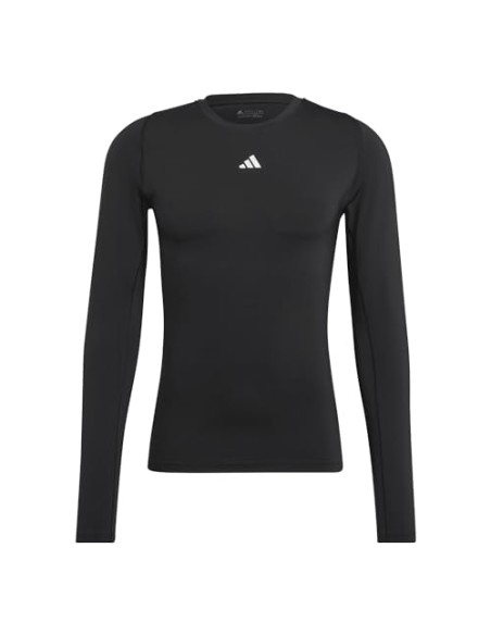 Camiseta ADIDAS-TF LS TEE M-HP0626-NEGRO-HOMBRE