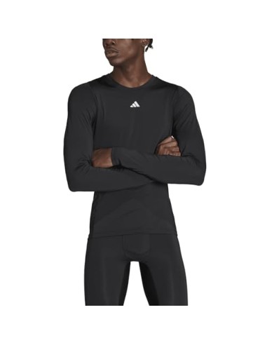 Camiseta ADIDAS-TF LS TEE M-HP0626-NEGRO-HOMBRE