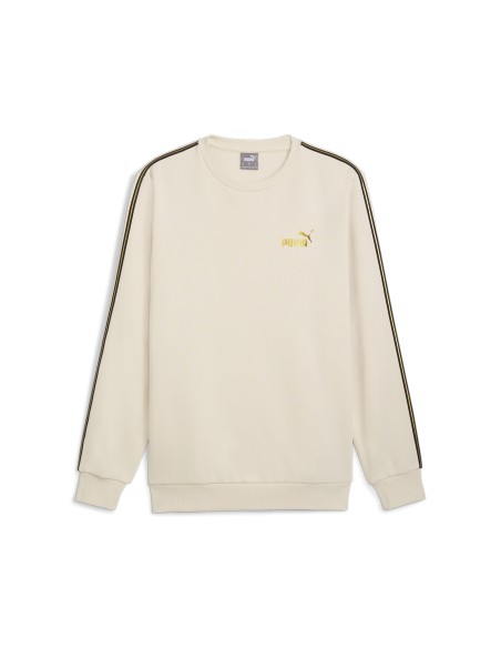 SUDADERA PUMA ESS TAPE MINIMAL GOLD CREWNECK