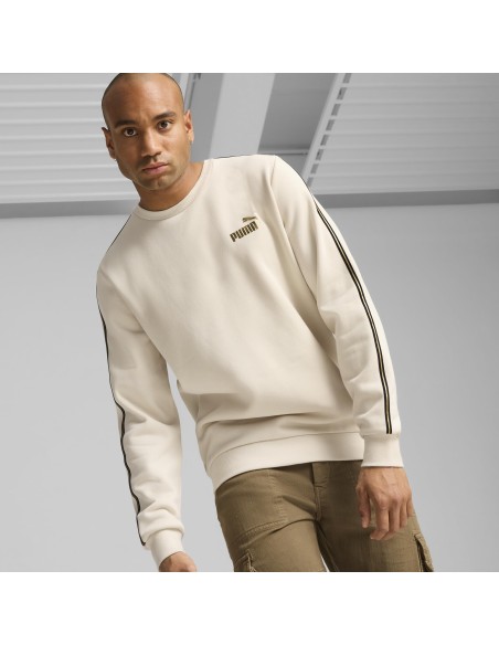 SUDADERA PUMA ESS TAPE MINIMAL GOLD CREWNECK