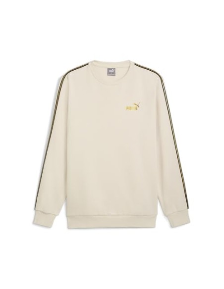 SUDADERA PUMA ESS TAPE MINIMAL GOLD CREWNECK