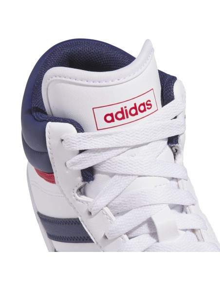 Calzado Basket Adidas HOOPS 4.0 MID J-JI0904-NEGRO-UNISEX JUNIOR