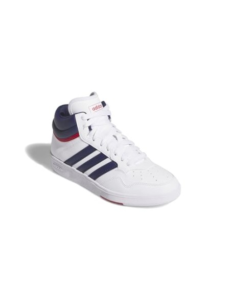 Calzado Basket Adidas HOOPS 4.0 MID J-JI0904-NEGRO-UNISEX JUNIOR