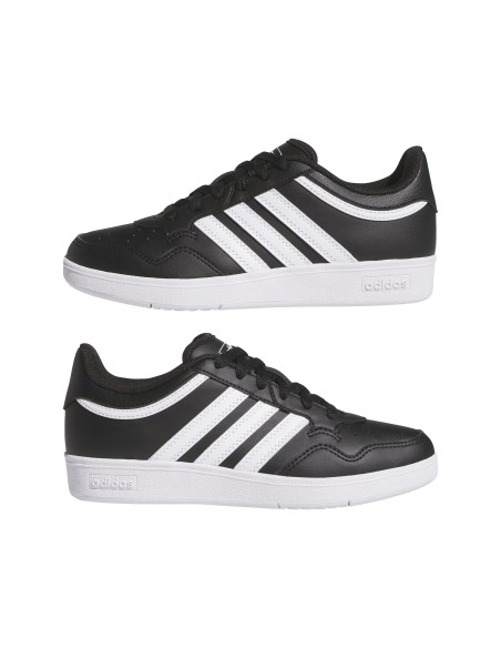 Calzado Basket Adidas HOOPS 4.0 J-JI3474-NEGRO-UNISEX JUNIOR