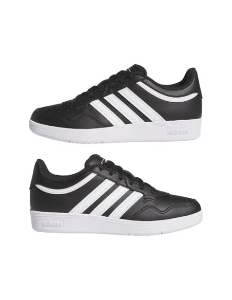 Calzado Basket Adidas HOOPS 4.0 J-JI3474-NEGRO-UNISEX JUNIOR