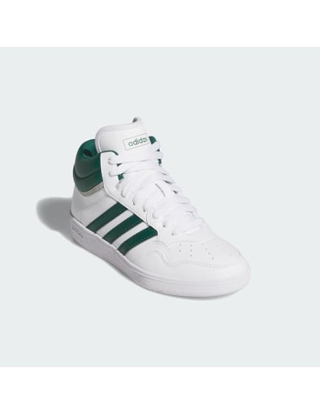 Calzado Basket Adidas HOOPS 4.0 MID J-JI0905-NEGRO-UNISEX JUNIOR