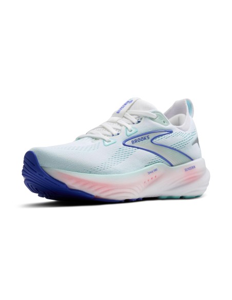 ZAPATILLA BROOKS GLYCERIN 22   1204341B110 WHITE/LIMPET SHELL/AMPARO BLUE WOMAN