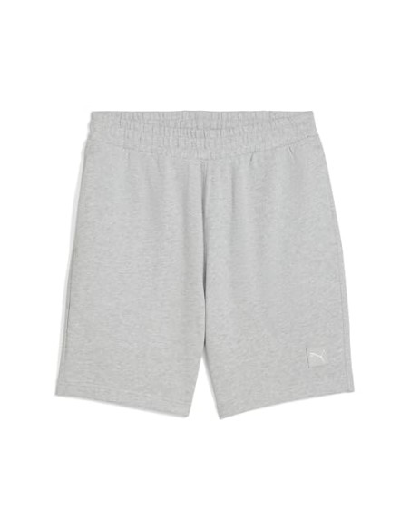 Pantalón corto Puma-ESS ELEVATED Shorts 9 TR-684730-04-GRIS CLARO UNISEX