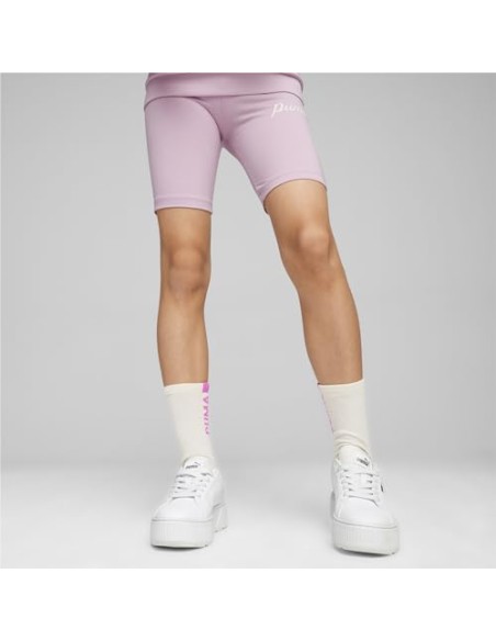 Malla corta PUMA 679412-60-ESS+ BLOSSOM Short Tight G-NIÑA-VIOLETA