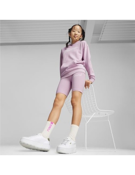 Malla corta PUMA 679412-60-ESS+ BLOSSOM Short Tight G-NIÑA-VIOLETA