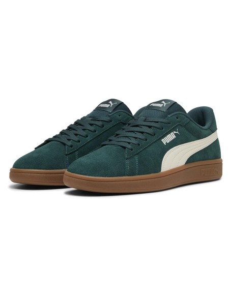 ZAPATILLAS PUMA Smash 3.0 390984-27 VERDE OSCURO/BLANCO UNISEX