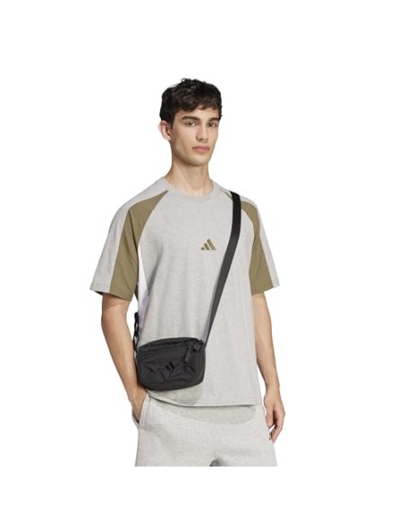 Camiseta manga corta Adidas-M ESS CB T-JC6177 GRIS-HOMBRE