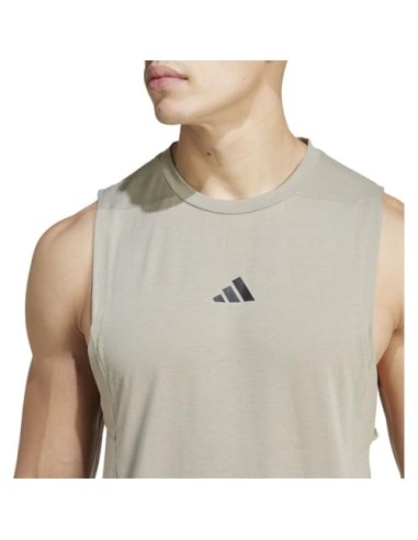 Camiseta de tiras Adidas-D4T TANK-IX9160 GRIS...
