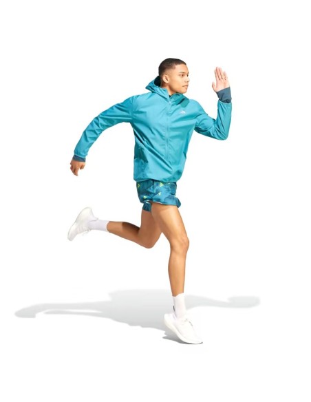 Cortavientos ADIDAS-RUN IT JKT-IL2287-TURQUESA-HOMBRE