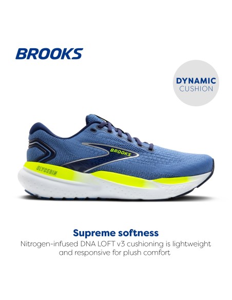 ZAPATILLA BROOKS GLYCERIN 21 1104191D409 BLUE/PEACOAT/NIGHTLIFE MEN