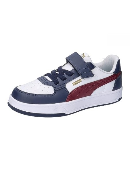 PUMA Calzado multideporte-Puma Caven 2.0 AC+ P-393839-03-BLANCO-ROJO