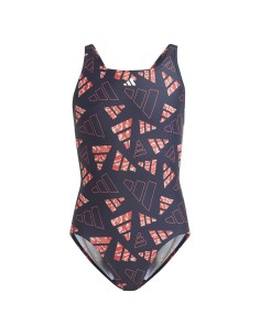 Bañador ADIDAS-AOP BARS SUIT G-IB4314-AZUL MARINO-NIÑA