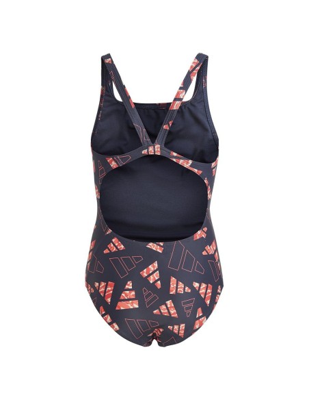 Bañador ADIDAS-AOP BARS SUIT G-IB4314-AZUL MARINO-NIÑA
