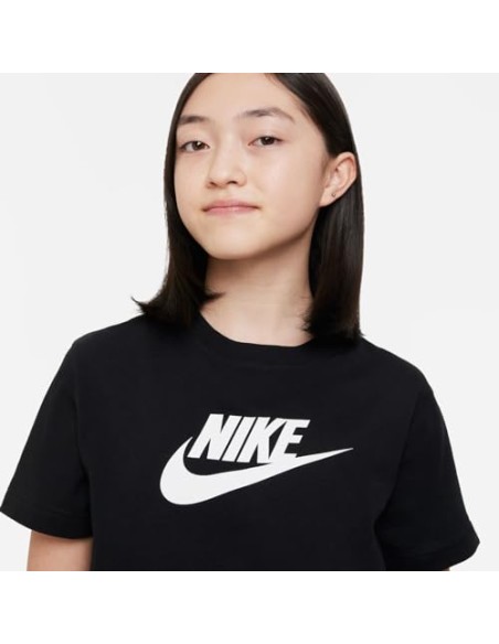 CAMISETA NIKE SPORTSWEAR BIG KIDS (GIRLS) NEGRO FD0928 010