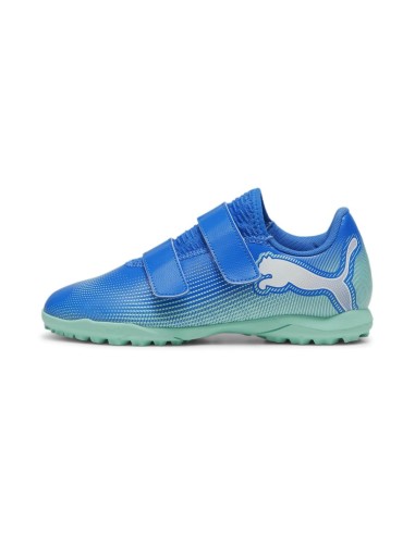 BOTA DE FÚTBOL FUTURE 7 PLAY TT V JR BLUE-MINT...