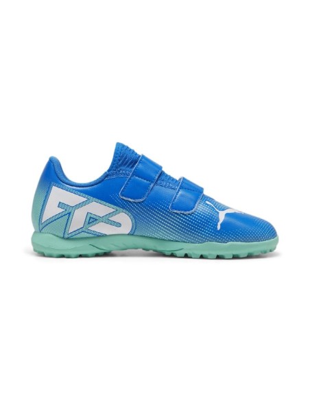 BOTA DE FÚTBOL FUTURE 7 PLAY TT V JR BLUE-MINT (107955-01)
