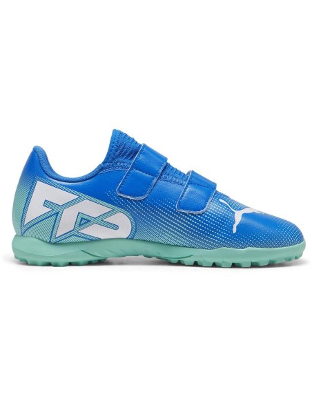 BOTA DE FÚTBOL FUTURE 7 PLAY TT V JR BLUE-MINT (107955-01)