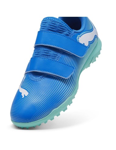 BOTA DE FÚTBOL FUTURE 7 PLAY TT V JR BLUE-MINT...