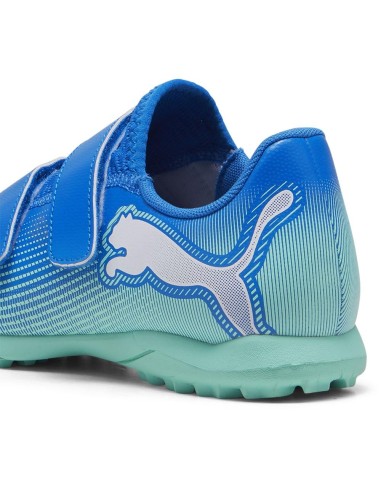 BOTA DE FÚTBOL FUTURE 7 PLAY TT V JR BLUE-MINT...