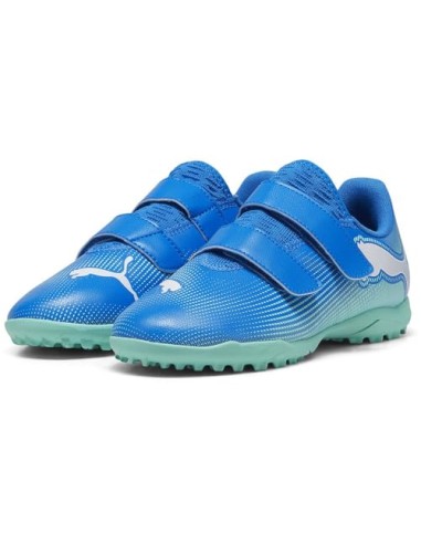 BOTA DE FÚTBOL FUTURE 7 PLAY TT V JR BLUE-MINT...