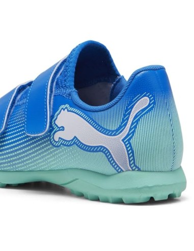 BOTA DE FÚTBOL FUTURE 7 PLAY TT V JR BLUE-MINT...
