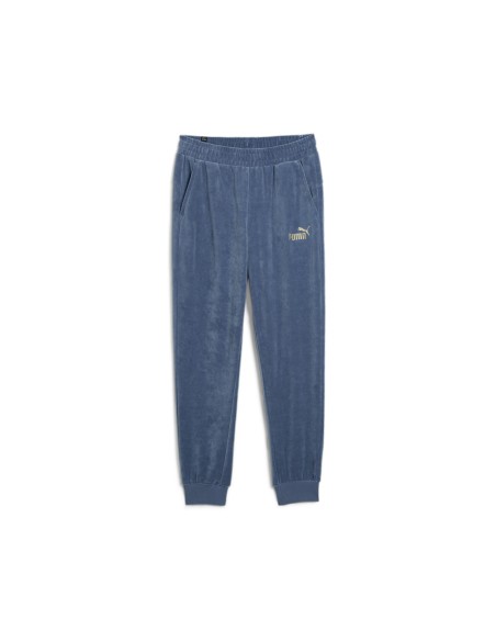 PANTALÓN PUMA ESS+ MINIMAL GOLD VELOUR TRACK SWEATPANTS
