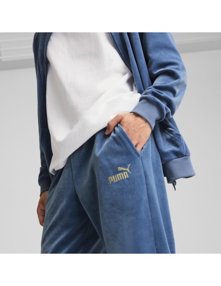 PANTALÓN PUMA ESS+ MINIMAL GOLD VELOUR TRACK SWEATPANTS