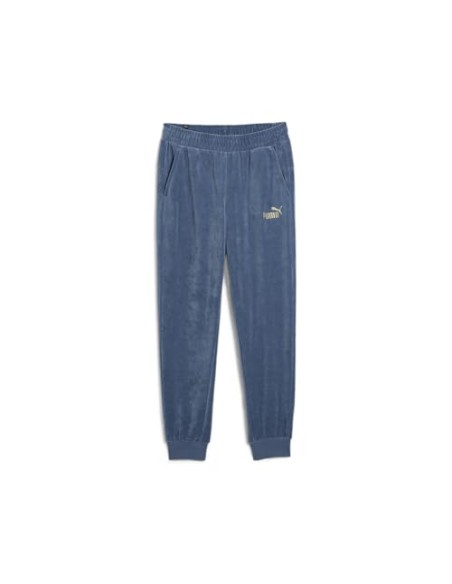 PANTALÓN PUMA ESS+ MINIMAL GOLD VELOUR TRACK SWEATPANTS