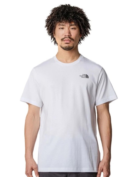 CAMISETA TNF MEN'S VERTICAL SS TEE - BLANCA