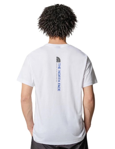 CAMISETA TNF MEN'S VERTICAL SS TEE - BLANCA
