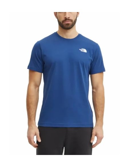 CAMISETA TNF MEN'S S/S BOX NSE TEE NAVY BLUE