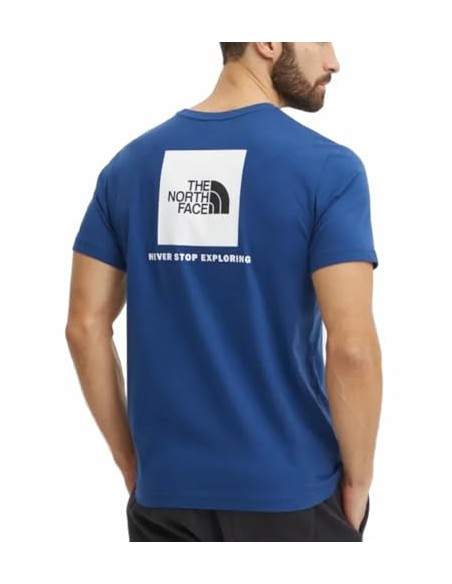 CAMISETA TNF MEN'S S/S BOX NSE TEE NAVY BLUE