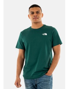 CAMISETA TNF MEN'S S/S BOX NSE TEE FOREST GREEN 2