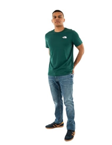CAMISETA TNF MEN'S S/S BOX NSE TEE FOREST GREEN