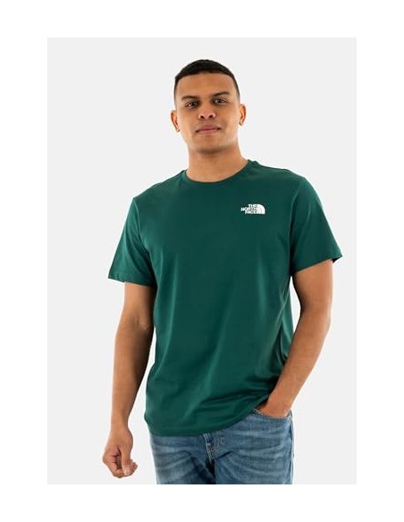 CAMISETA TNF MEN'S S/S BOX NSE TEE FOREST GREEN