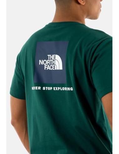 CAMISETA TNF MEN'S S/S BOX NSE TEE FOREST GREEN