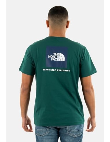 CAMISETA TNF MEN'S S/S BOX NSE TEE FOREST GREEN