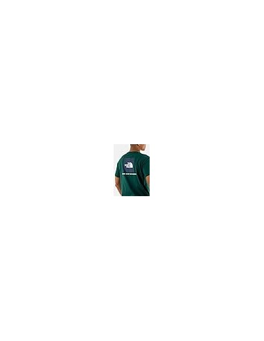 CAMISETA TNF MEN'S S/S BOX NSE TEE FOREST GREEN