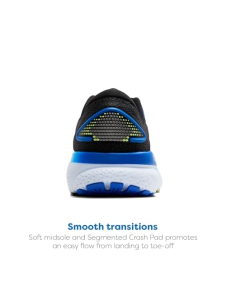 ZAPATILLA BROOKS GHOST 16 1104181D002 623 BLACK/COBALT/NEON YELLOW MEN